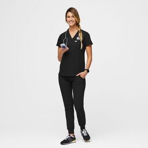 FIGS | Scrub set | Like new | Black | Top xxl | Bottoms xl